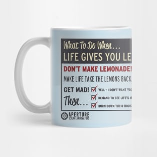 Portal 2, Cave Johnson Mug